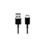 USB-A to USB-C Data Charging Cable Black